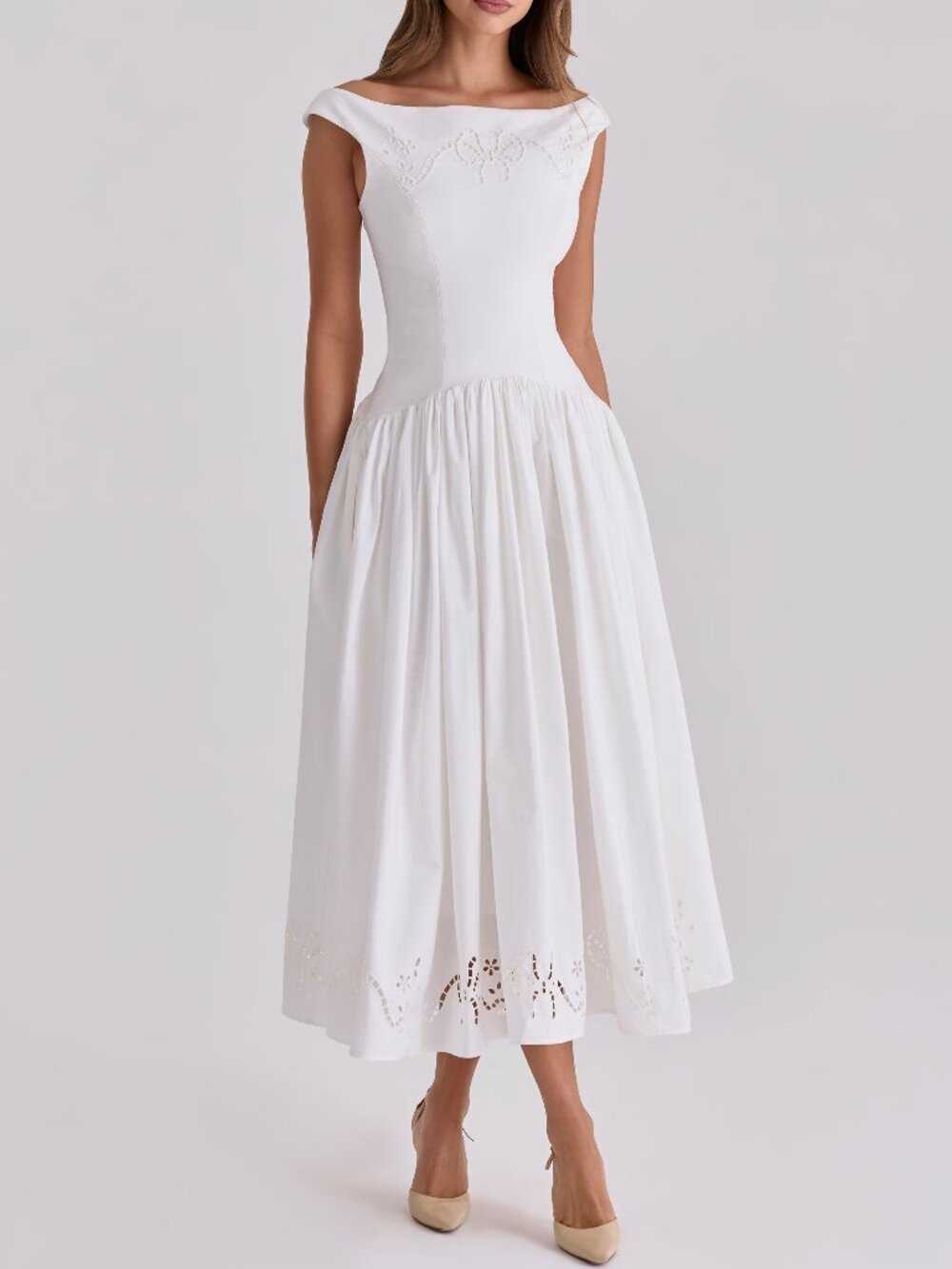 House of CB - Lauren Dress White